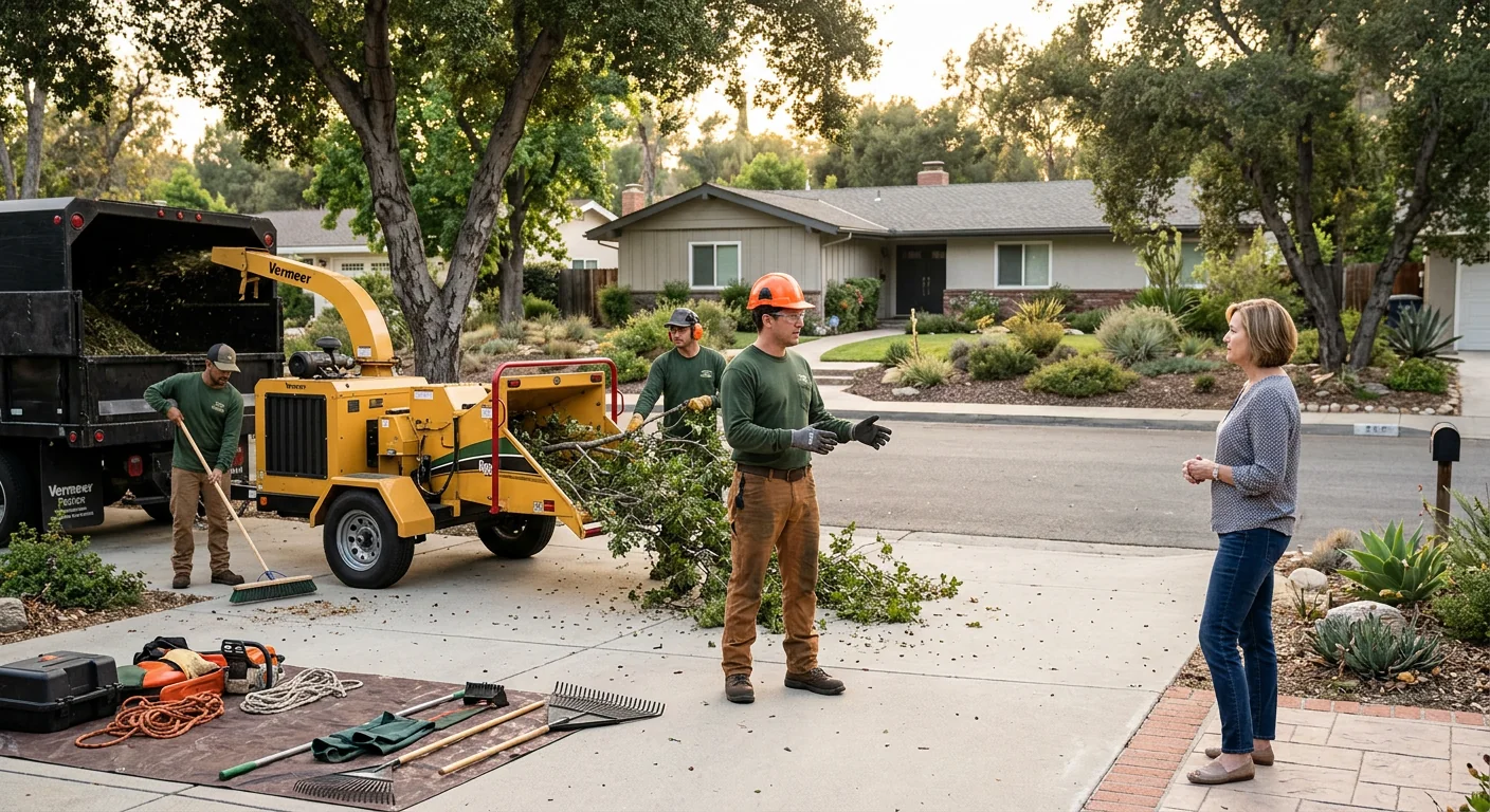 Thousand Oaks Tree Service team completing a Tree Service service visit in Thousand Oaks, CA
