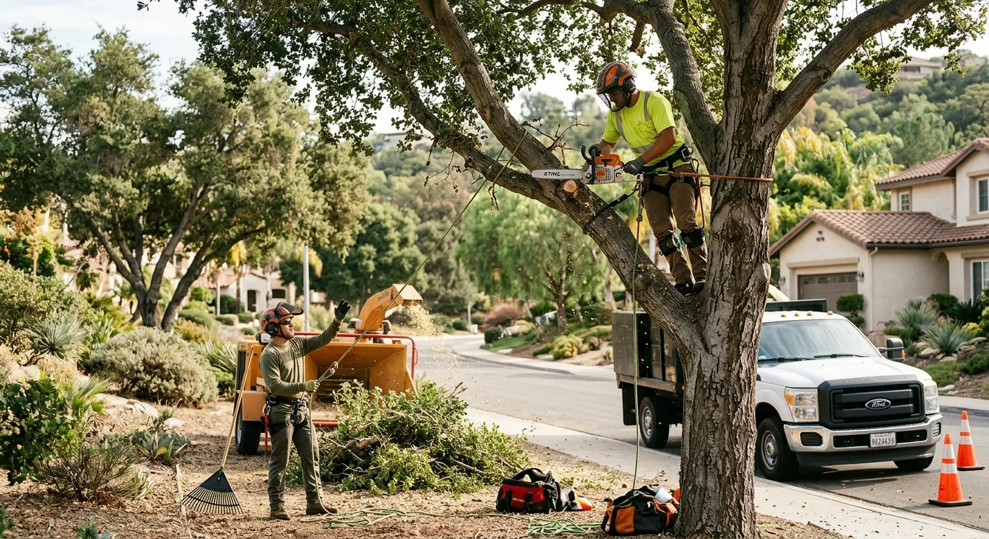 Thousand Oaks Tree Service team completing a Tree Service service visit in Thousand Oaks, CA