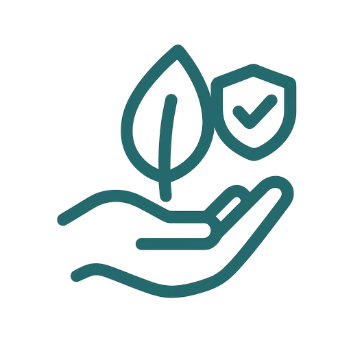 Handshake icon representing dependable customer commitment