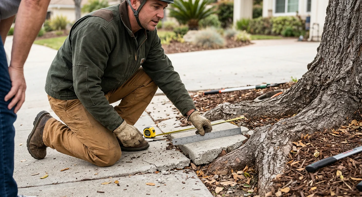 Low branches crowding a home roofline before professional trimming
